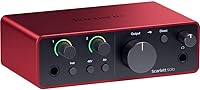 Vista 4 de Micrófono condensador Rode NT1 Signature Series con interfaz de audio USB Scarlett Solo de 4ª generación, soporte de micrófono con brazo On-Stage