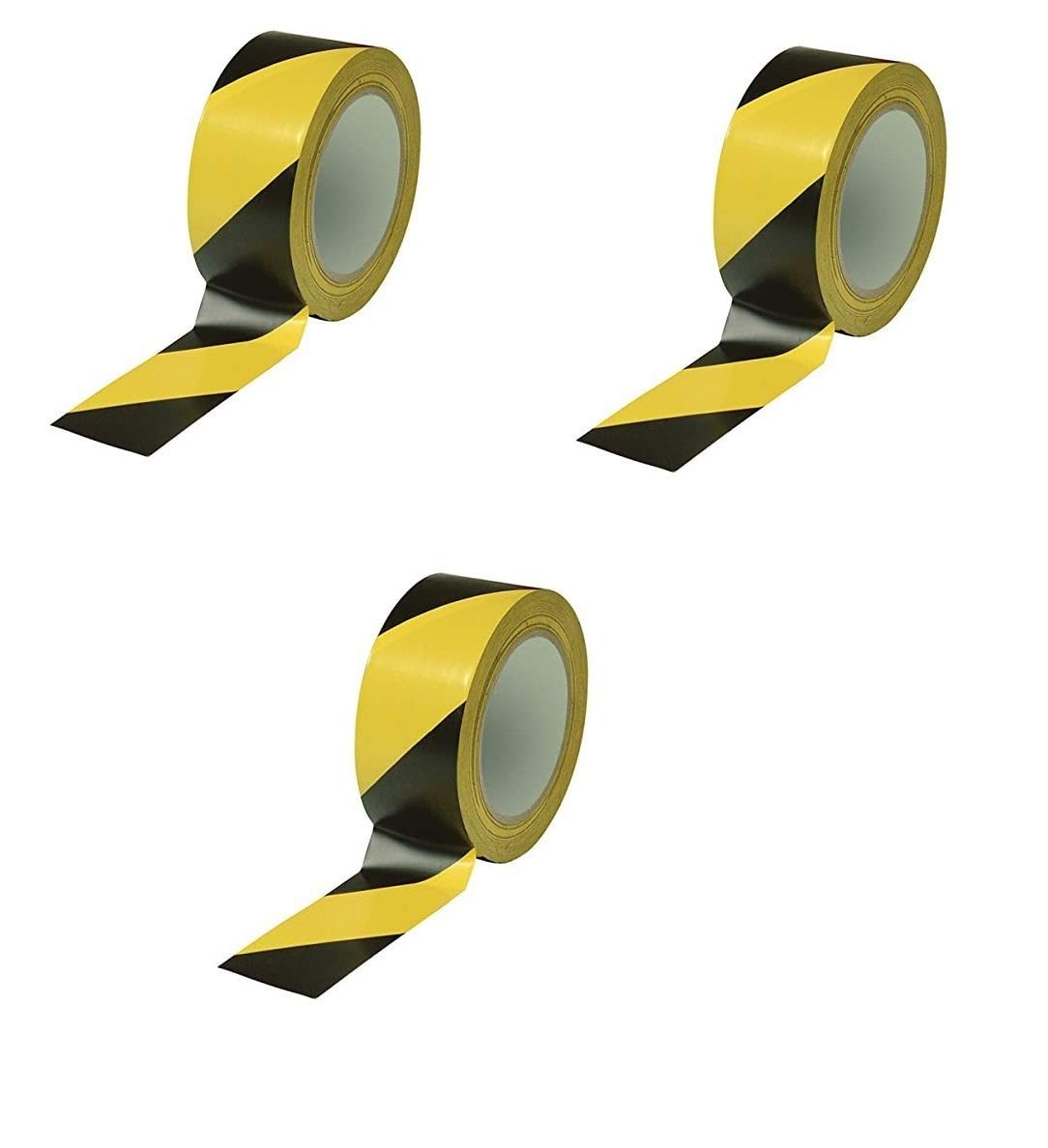 Megumi Self Adhesive Black and Yellow Floor Marking Tape 2" Wide x 25 meters (3) (B08FGZKCBF) Amazon Price History, Amazon Price Tracker