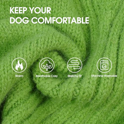 Image of Great Dane Sweater,5XL Extra Large Sweater for Giant Breed Dogs in Winter | Turtleneck Cold Weather Outfit, For Senior & Short-haired Giant Dog Clothes, Elastic Pullover for Saint Bernard,Mastiff