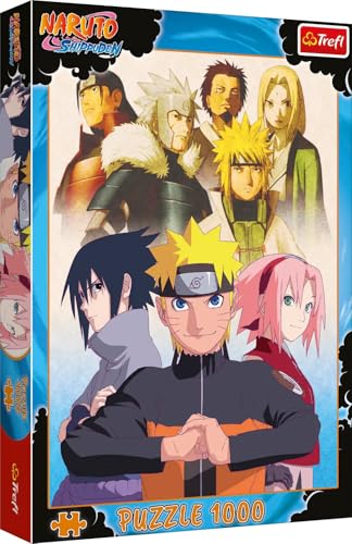 Trefl Shippuden, The Naruto Team-Jigsaw Puzzle 1000 Pieces-Anime Series Characters Puzzle, for Adults and Children Ages 14 and Up, Multicolor (10940)