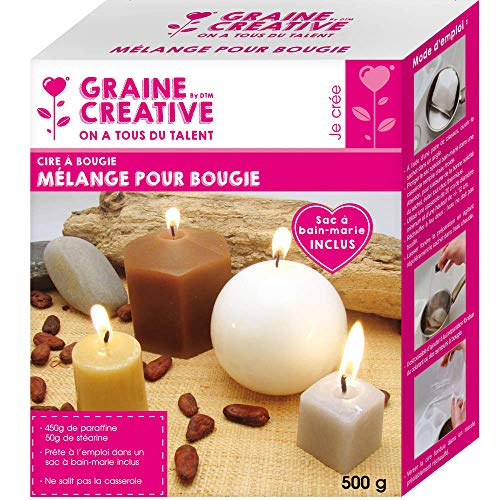 Mélange de paraffine en sachet de 500g pour bougies et soins 1144000