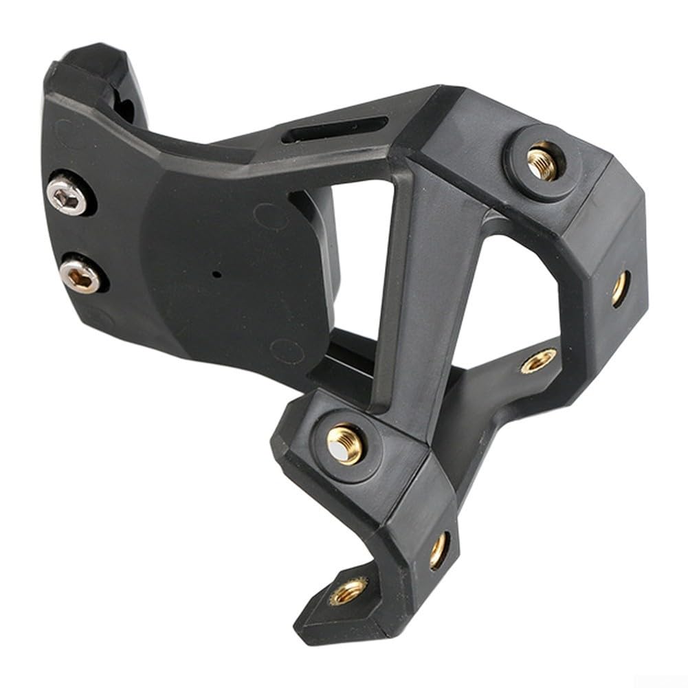 Heavy Duty Abs Bicycle Bottle Holder Extender For Seat Post Featuring Dual Slots And Secure Mounting Hardware For Road And For Trail Bikes