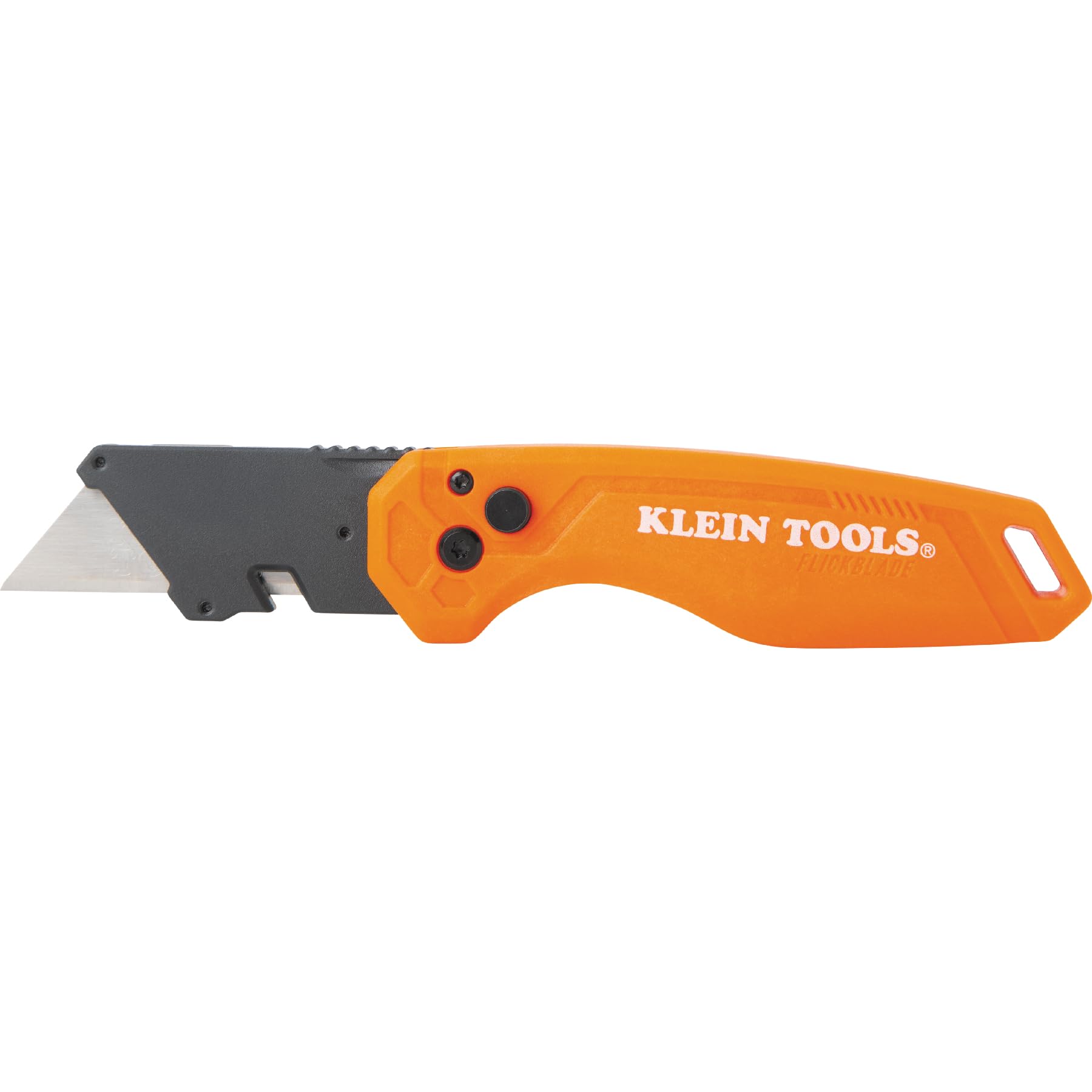 Klein Tools 44302 Folding FLICKBLADE Utility Knife with Side