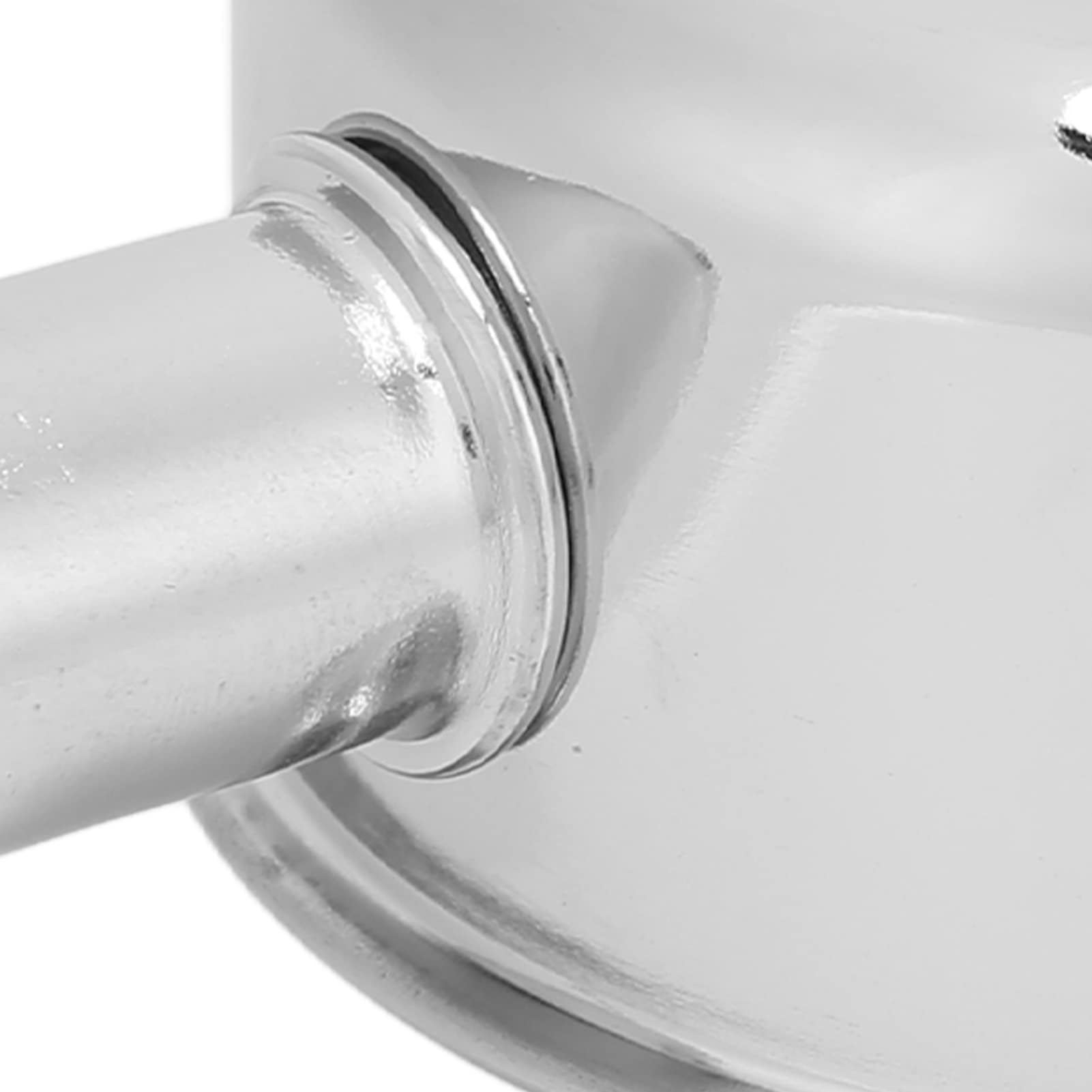 Reniflard de Couvercle de Soupape Rond Chromé Haute Qualité avec Tube de Ventilation pour SBC SBF 350
