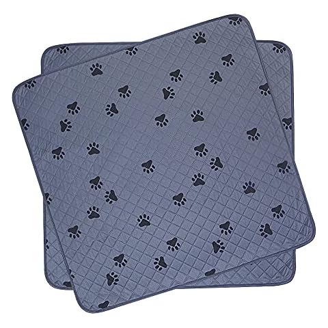 Hisprout Reusable Puppy Training Pad, 2-Packs,Highly Absorbent Pee Pads for Dogs,Machine Washable Pet Pads Suitable for Dogs, Cats and Rabbit(100 * 100cm) Cover
