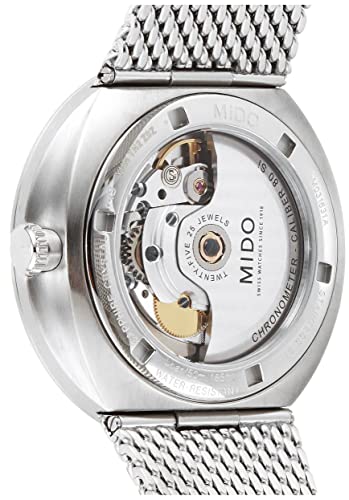 Image of MIDO Commander Icone - Swiss Automatic Chronometer Watch for Men - 42mm Stainless Steel Case - Integrated Bracelet