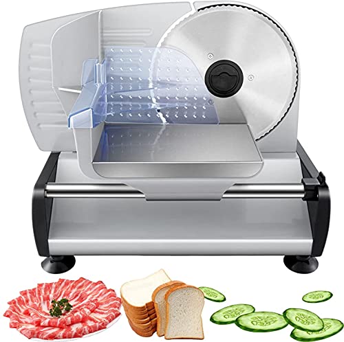 FCPLLTR Elektrische Fleischschneider, Haushalt Multifunktionales Rindfleisch-Lammscheibe, Desktop-Fleisch…
