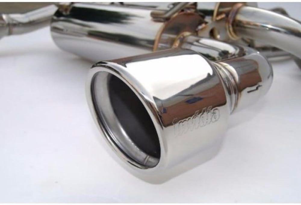 Invidia HS02N3ZGIS Gemini Cat-Back Exhaust System with Stainless Steel Rolled Tip for Nissan 350Z