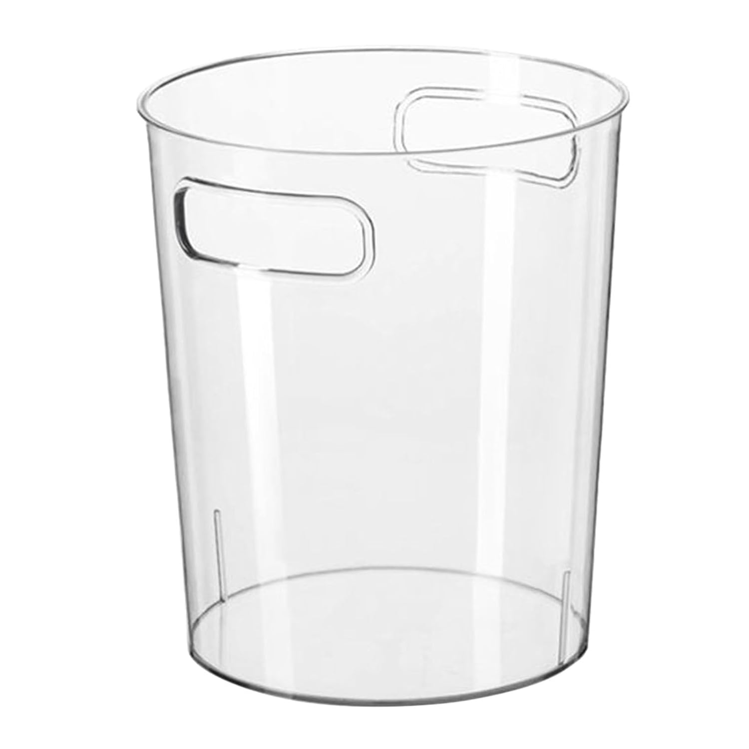 Creative Desktop Rubbish Bin Φ19×22cm Reusable Waste Basket with Handle for Home Office Trash Storage and Paper Waste Organization