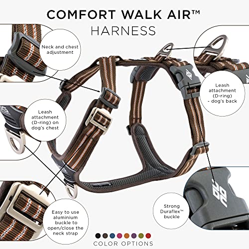 DOG Copenhagen Hundegeschirr - Comfort Walk Air Version 2 - Brustgeschirre für Hunde, Mocca, XS