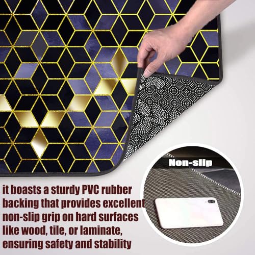 Alfombra cocina resistente lavable de diseño duradero para corredor 5