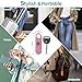 Fauxomor 140dB Personal Safety Alarm for Women, 3 Pack Safe Alarm Protection Keychain with Strobe Light & Low Battery Notice, Security Siren Self Defense for Seniors College Girls, Pink+Blue+Black