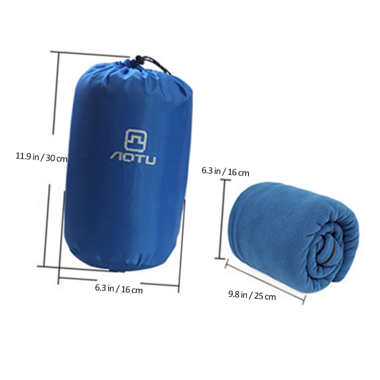 UKCOCO De Couchage D'Extérieur pour Adultes De Couchage Chaud pour Camping Équipement De Couchage pour Camping De Couchage De Randonnée Bleu