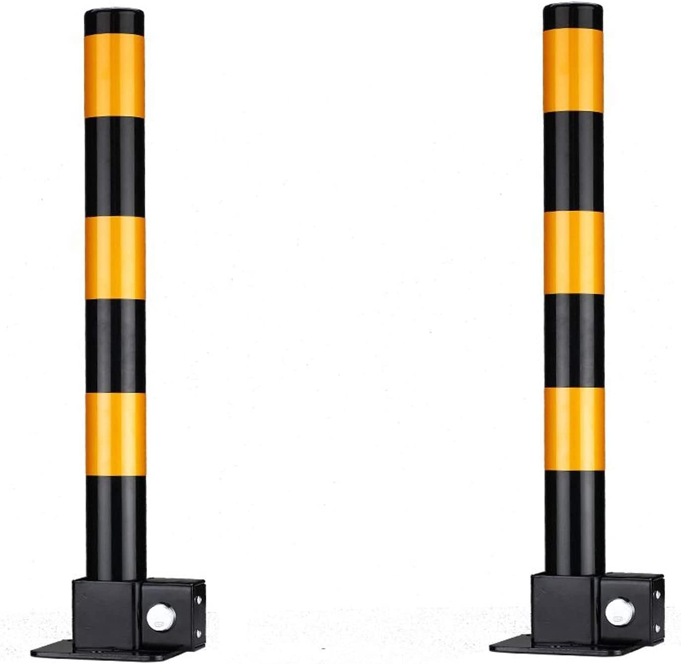 FEFE® 2 x Steel Retractable Folding CAR Security Parking Driveway ...