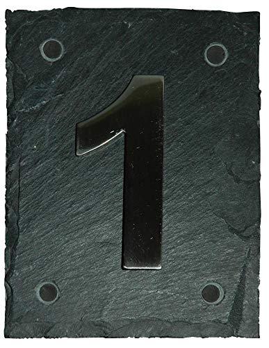 Preisvergleich Produktbild Fallen Fruits - Hausnummernschild, Nummer 1, Arial