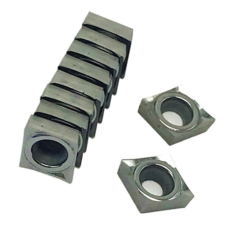 10pcs CCGT060208 AK H01 Aluminio Insertos de Torneado miniatura 2