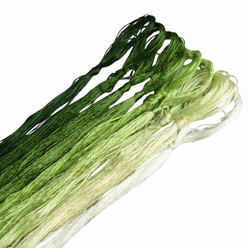 Image of Mulberry Silk Floss Embroidery Thread Floss-Cross Stitch Threads China Silk Woven Jewelry Threads DIY Sewing Kits (107)
