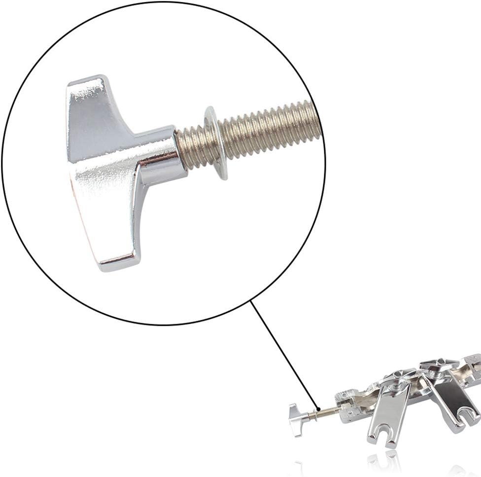 1pcs Metal Connecting Clamp Holder Bracket Rod Percussion Drum Set for Cowbell Accessory Drum Set Professional