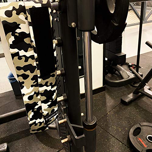 Zealspot Knee Wraps(Pair) Compression & Elastic Support For Cross Training,Wods,Gym, Workout,Weightlifting,Fitness & Powerlifting – Best Knee Straps For Squats -For Men & Women- 72" (Camo(Pair)) #TOP5