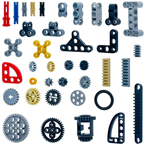 Tacyillu 145 Pcs Building Blocks Parts Gear And Axle Set Connectors Wheels Liftarm Pins Accessories Brick Sets Toys Tight Fit With Major Brands… #TOP2