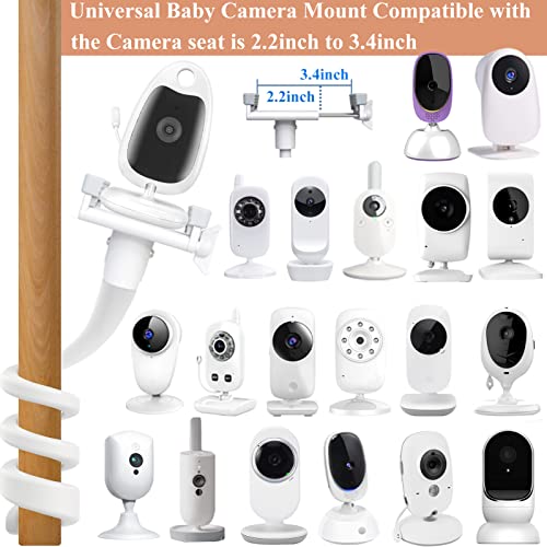 Derebir Baby Camera Mount Stand Compatible with GHB/HelloBaby HB30 /HB32 /nooie IPC007I /BOIFUN 7SM/VB610/VB603 /Babystar MC632A/SM25 Baby Monitor Holder Compatible with Most Baby Monitors - Image 3