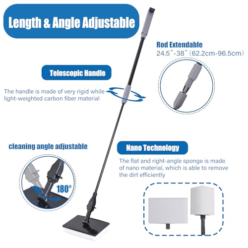 Image of Aquarium Cleaning Kit - Fish Tank Gravel Vacuum Cleaner & Algae Scraper for Glass Tanks, Easy Water Change & Algae Removal for Freshwater & Saltwater Tanks, Maintain Clear & Healthy Water