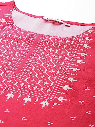 Image of ishin Women's Silk Ethnic Motifs Black Straight Kurta