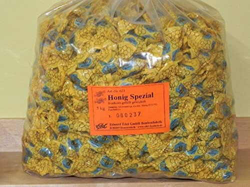 5kg (18,24€/Kg) Honig Bonbons spezial m.Honig-Füllung Imker