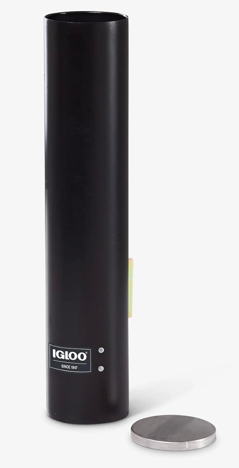 ഫ്രണ്ട് view of Igloo 00008242 Cup Dispenser with bottom cap removed