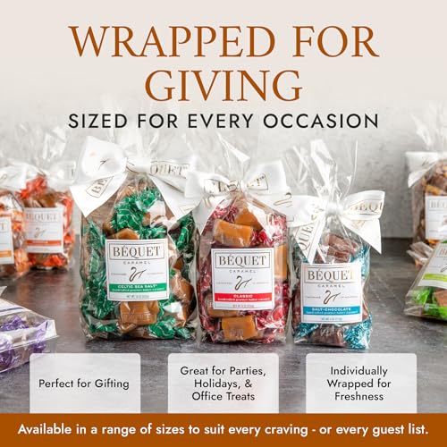 image for Béquet Caramel - Celtic Sea Salt Caramel - Gourmet Caramel Candy - Sa