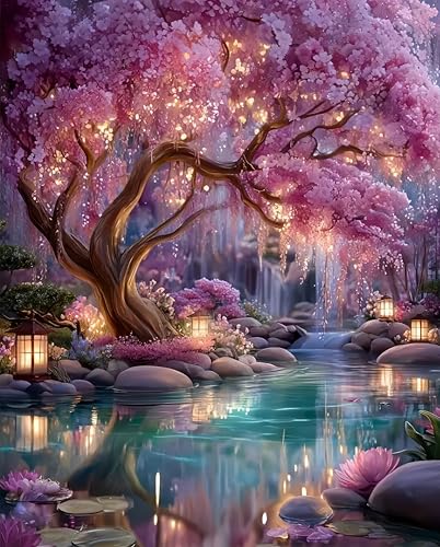 Glowing Dream Forest Diamond Painting