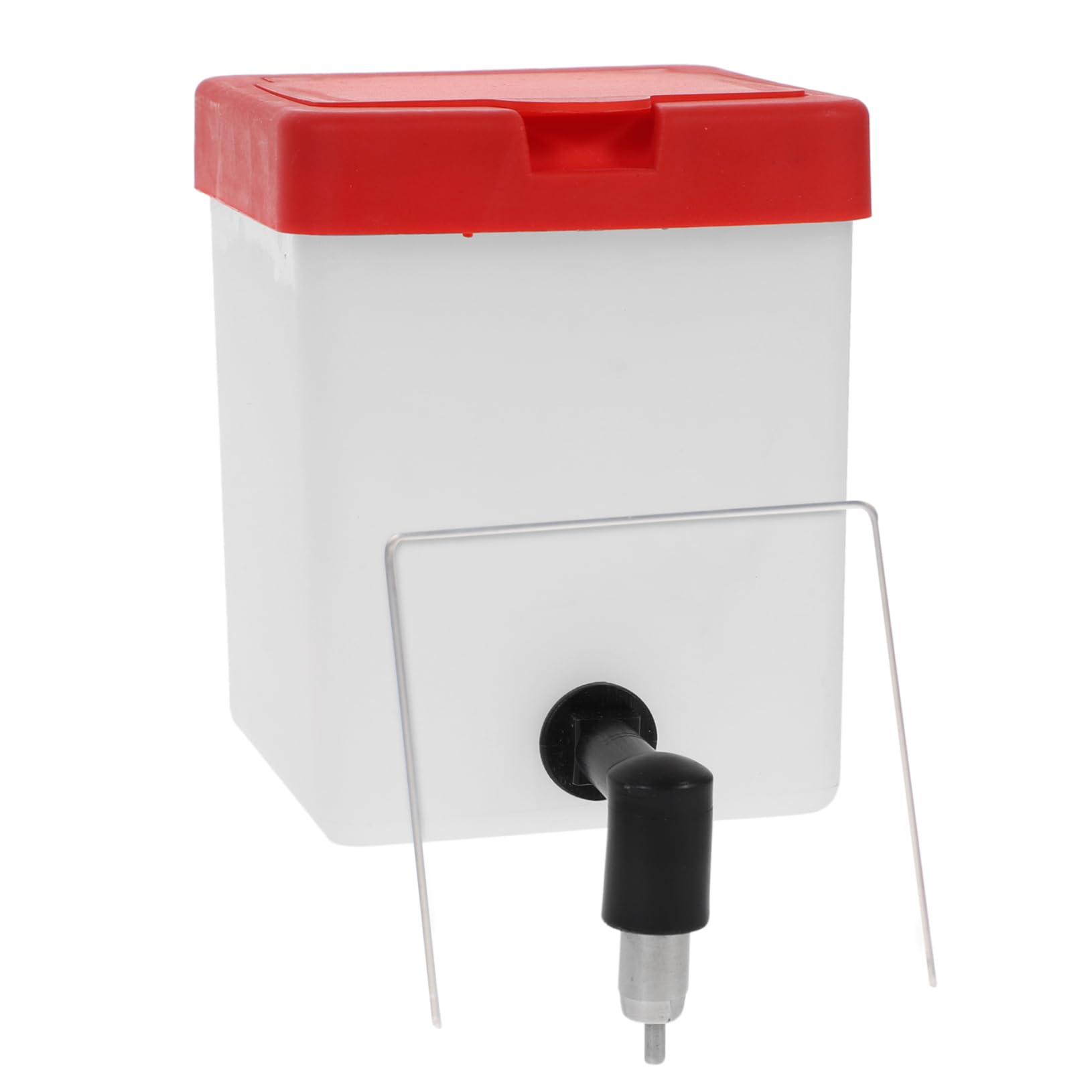 VICASKY 1Pc Automatic Water Fountain for Rabbits Durable Water Bowl Easy to Hang Smooth Surface Stable Handle for Rabbit Cages Present for Pet Owners