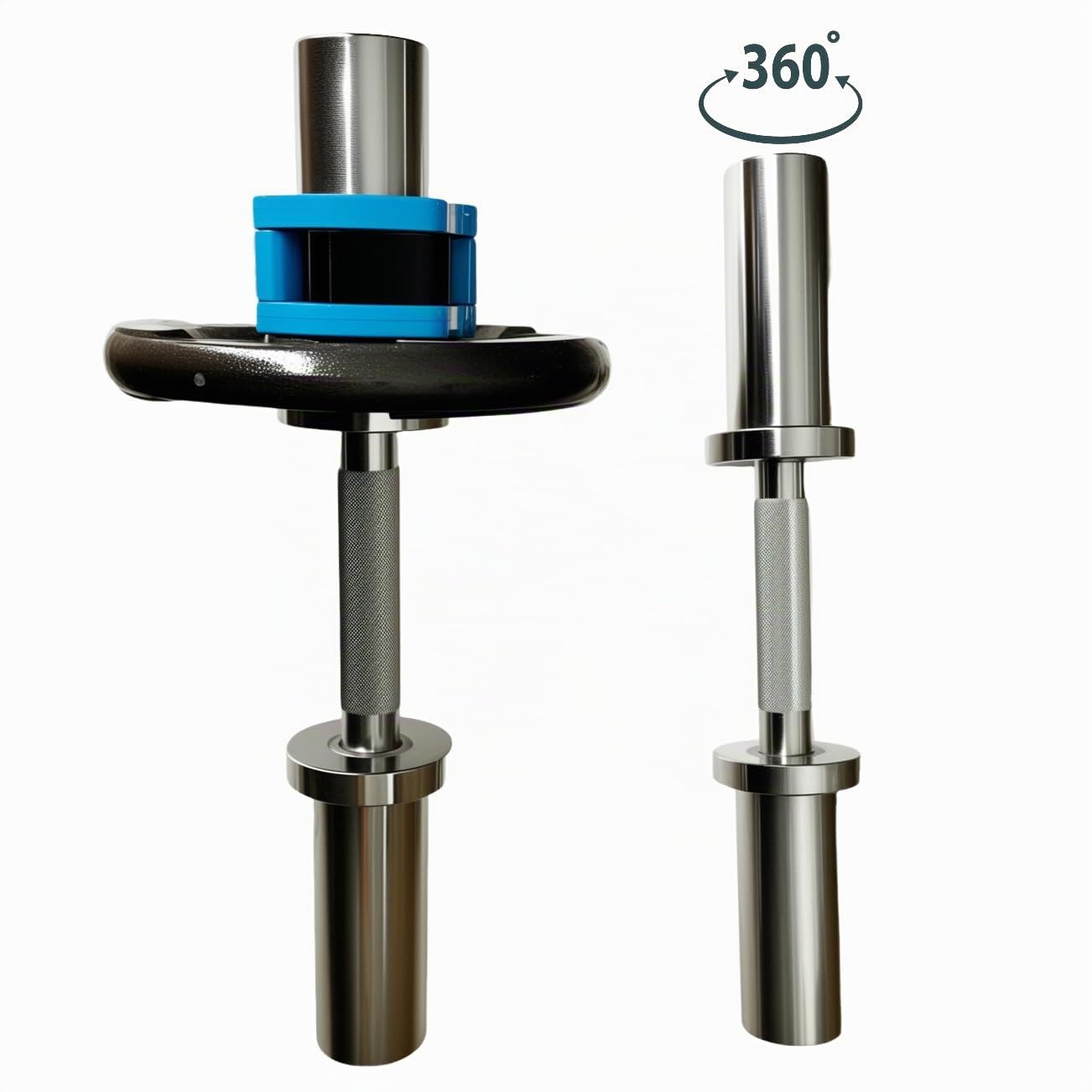 Manubrio olimpico con manubrio, per pesi olimpici da 5,1 cm, ideale per l'allenamento della forza in palestra a casa