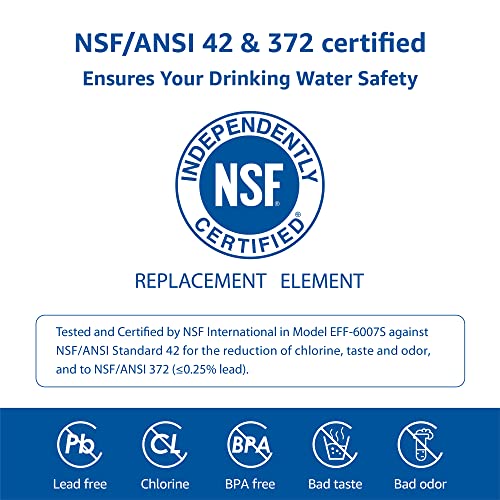 Waterspecialist Ukf8001 Water Filter, Replacement For Everydrop Filter 4, Whirlpool Edr4Rxd1, 4396395, Wrx735Sdbm00, Mfi2570Fez Msd2651Heb, Krfc300Ess01, 469006, Pack Of 2 #TOP2