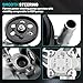 Farrme 21-5290 Power Steering Pump Fit for Acura TL 1999-2003, for Acura CL/MDX/for Honda Pilot 2001-2003 Automotive Replacement Power Steering Pumps with Pulley 56110-PGK-A01 56110-P8E-A01