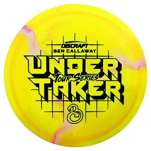 Discraft Limited Edition 2022 Tour Series Ben Callaway Swirl ESP Undertaker Distance Driver Golf Disc - 173-174g - Colors Will Vary