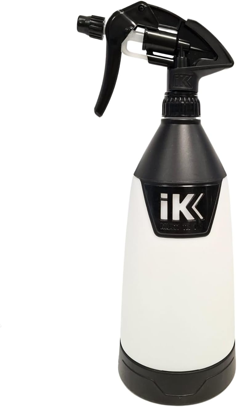 iK IK MULTI TR 1 - Professional Trigger Sprayer 1L - Lightweight and Handy - Ideal for Cleaning and Disinfection - Detailing - Compatible with Various Chemicals - Translucent Tank
