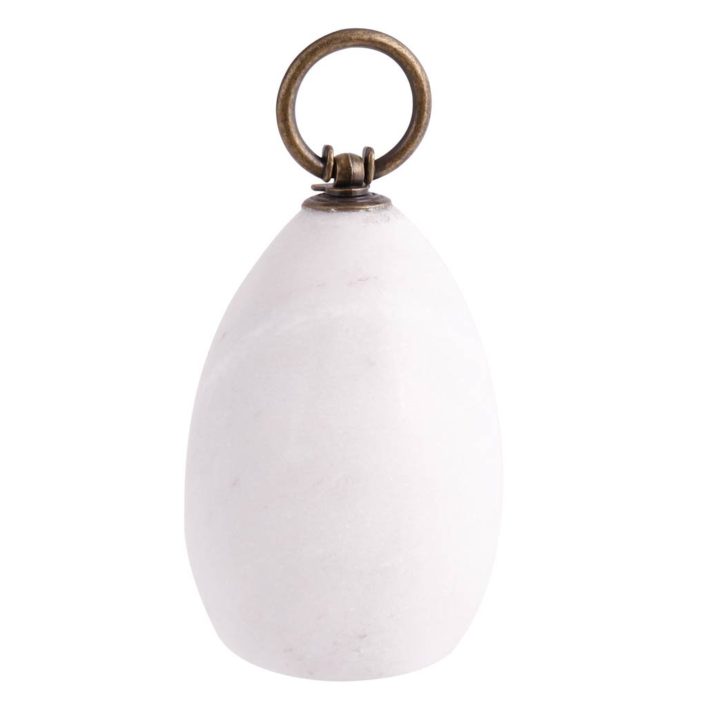 Dibor - White Door Stop Heavyweight 2.2Kg Non Slip Marble Finish Doorstop Weight