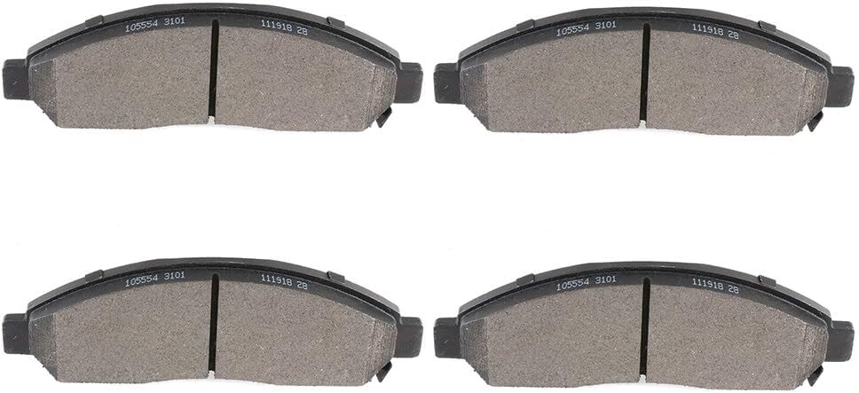 SCITOO D1039 Front Semi-Metal Brake Pads Sets - Fit For Chevy Colorado 2004-2008, GMC Canyon 2004-2008, Isuzu i-280 2006, i-290 2007-2008, i-350 2006, i-370 2007-2008
