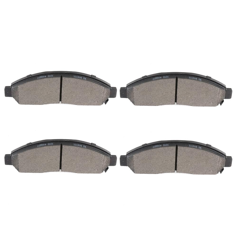 SCITOO D1039 Front Semi-Metal Brake Pads Sets - Fit For Chevy Colorado 2004-2008, GMC Canyon 2004-2008, Isuzu i-280 2006, i-290 2007-2008, i-350 2006, i-370 2007-2008