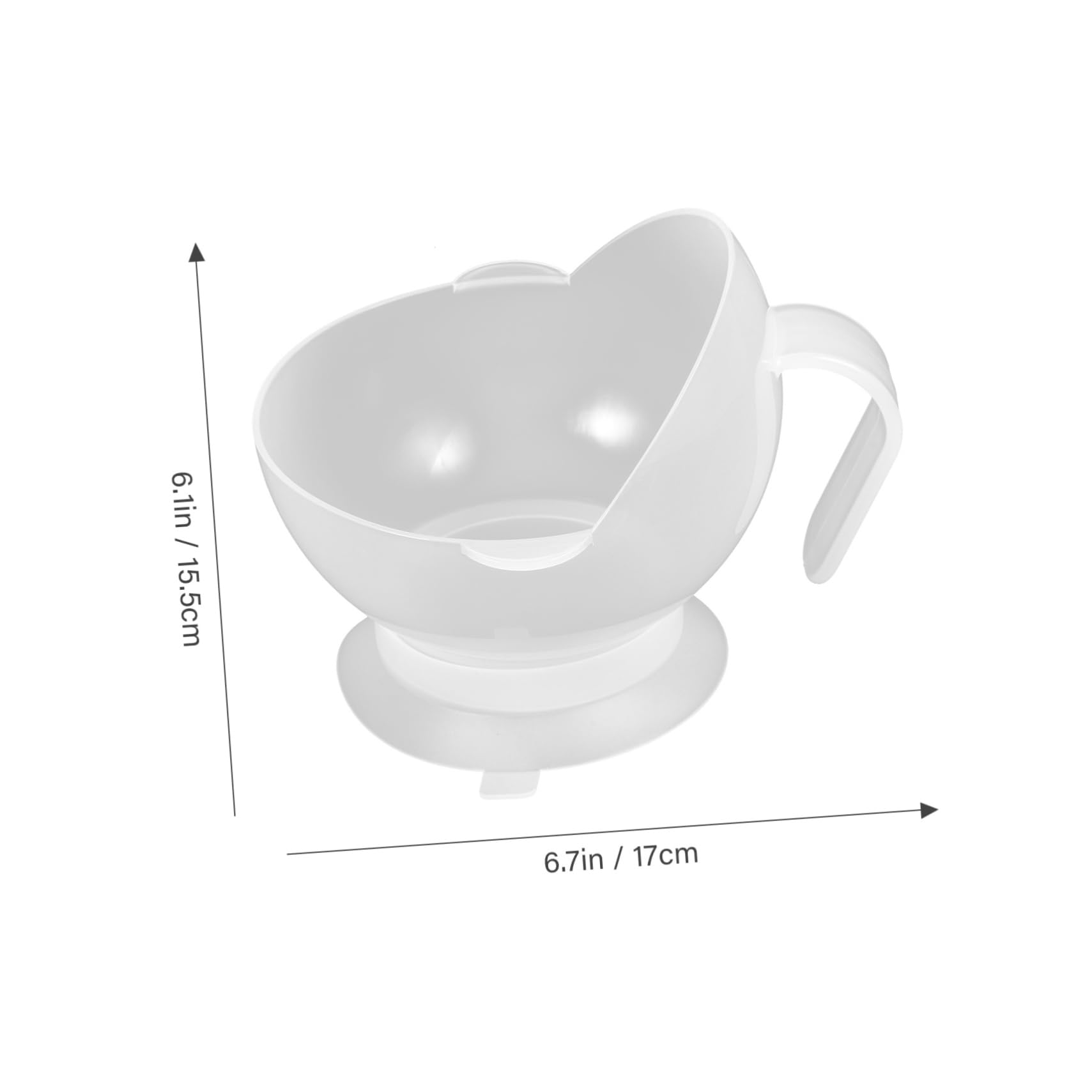 FRCOLOR Silicone Seniors Training Bowl Disabled People Bowl for Elderly Safe Lightweight Design