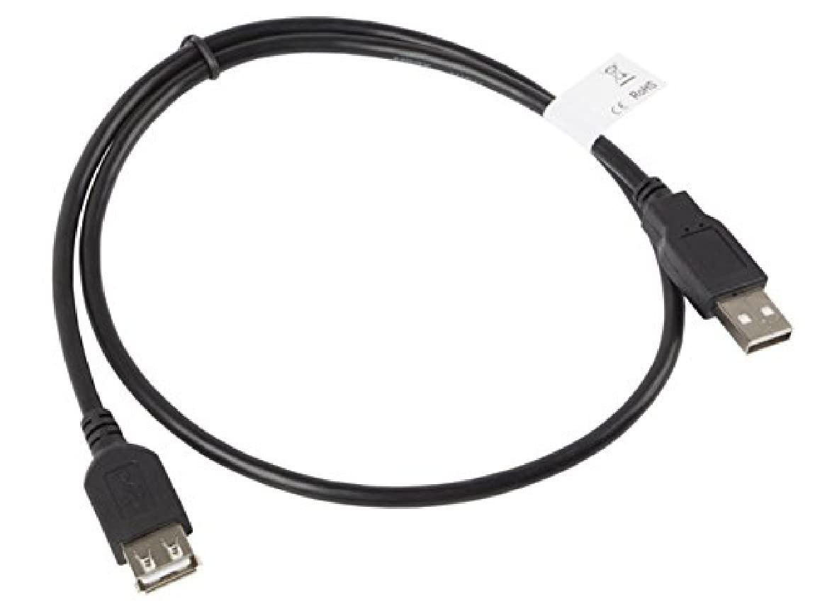 lanberg CA-USBE-10CC-0007-BK USB 2.0 A Male to USB A Female Extender 70 cm Black