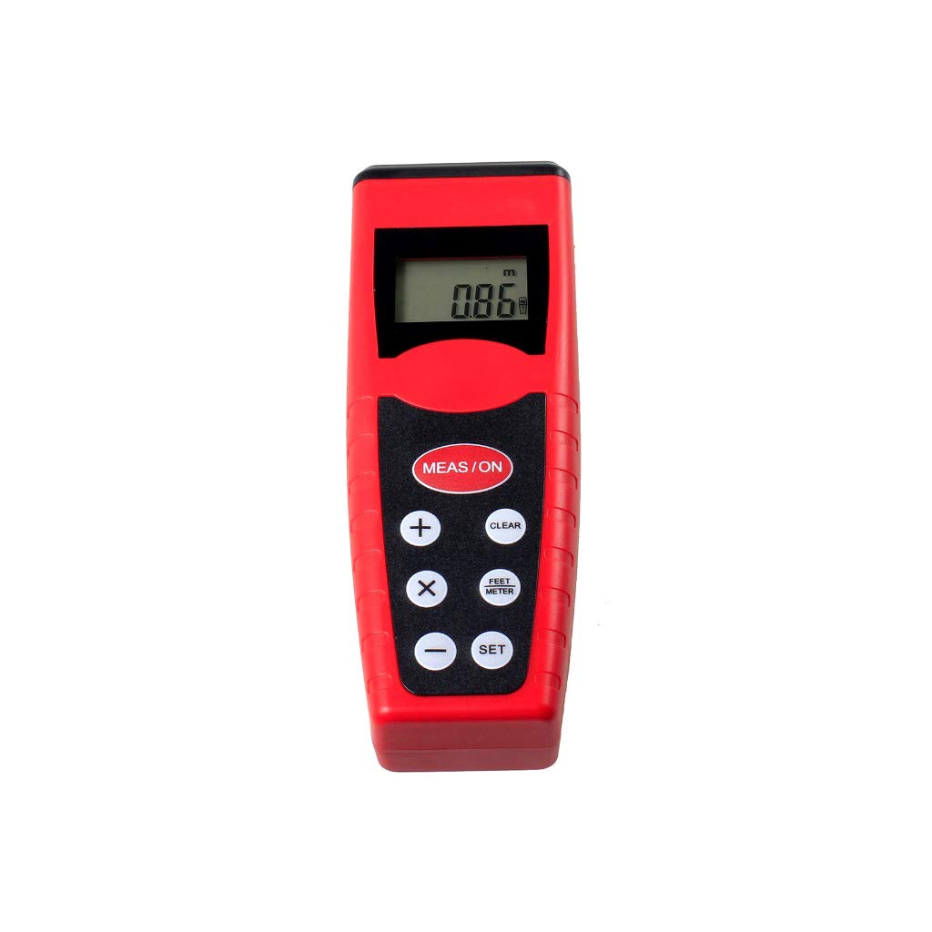 CP3000 Télémètre à ultrasons 18 m avec écran LCD sans fil et infrarouge Rouge 18 m