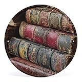 Escenarios aplicables: este cuadro colgante de libros antiguos se utiliza en bares, pubs, hogares, cines, talleres, garajes, clubes, lugares públicos, casas, cafeterías, dormitorios, decoraciones de restaurantes, o se puede utilizar para bodas, cumpleaños o cualquier tipo de regalo o colecciones de eventos.