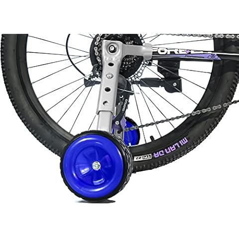 MOSHAY Roll Over Bild zu Zoom in Fahrrad Training Räder passt 16 18 20 22 24 Zoll Kinder variable Fahrrad (blue) Cover