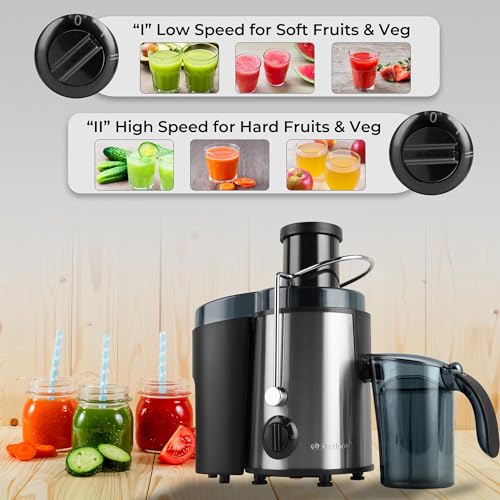 Belaco Juicer Making machine whole fruit and vegetable Juice Extractor strong housing 500W - Image 4