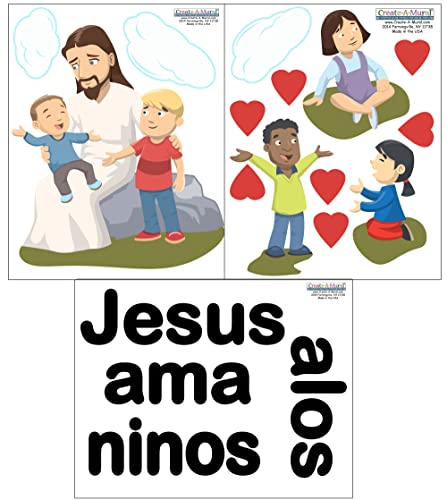 Vinilos Decorativos para Niños Jesús AMA Alos Niños miniatura 3