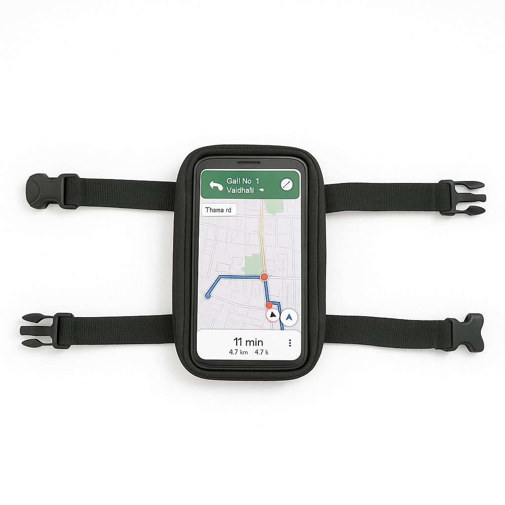 Running Belt Waist Phone Holder with Touch Screen Window | Adjustable Straps, Navigation Friendly, Buckle Closure, Hands-Free Carry, Sports & Outdoor Use-image-37