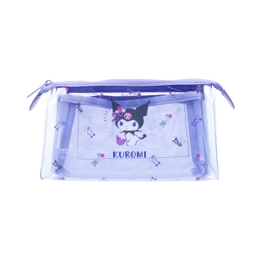 Moon Prim ムーンプリム　フリルクリアポーチ　クロミ Moon Prim ムーンプリム KUROMI クロミ フリルクリアポーチ