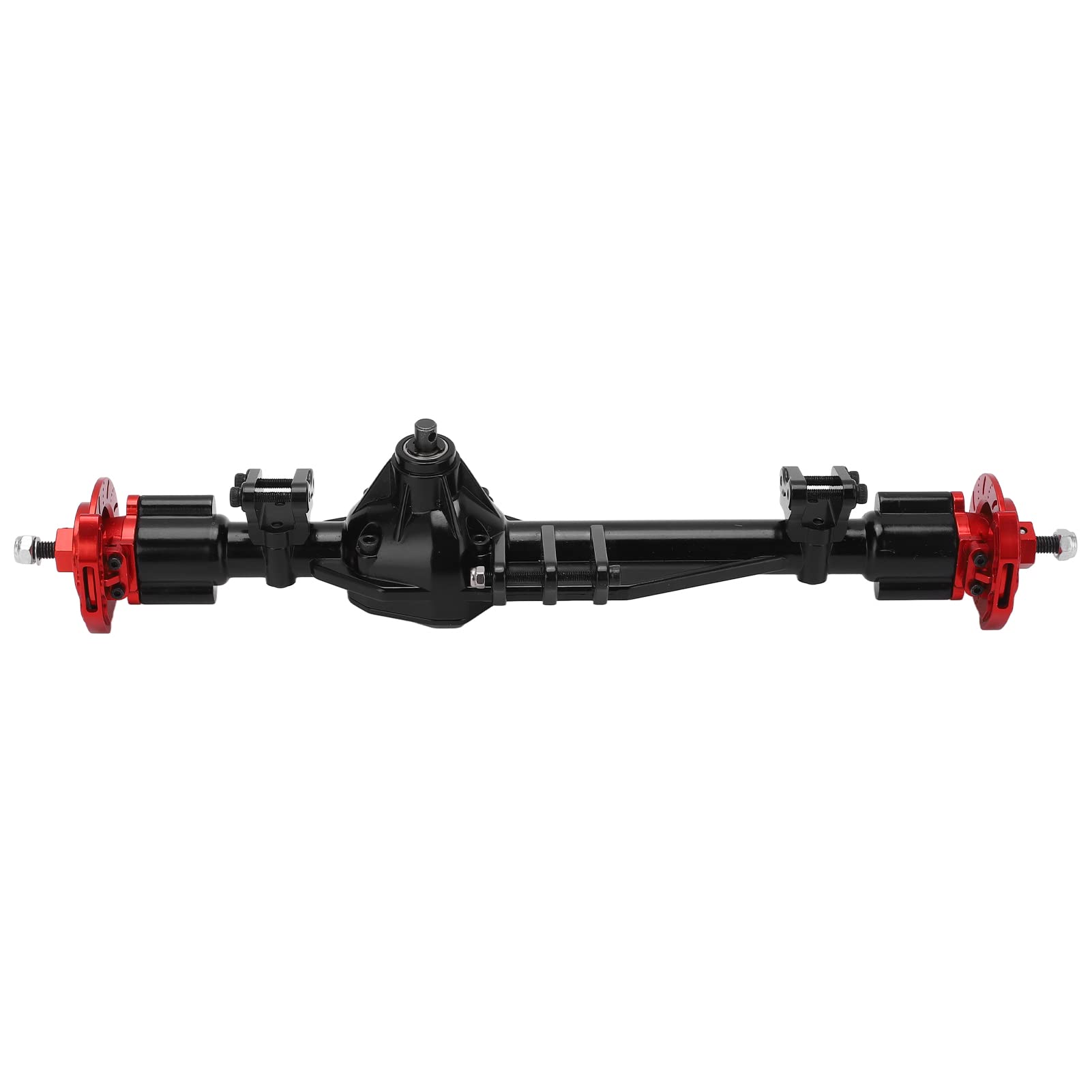 VGEBY Gruppo di montaggio dell'asse posteriore in metallo per AXIAL RBX10 Ryft 1/10 RC Car, nero e rosso